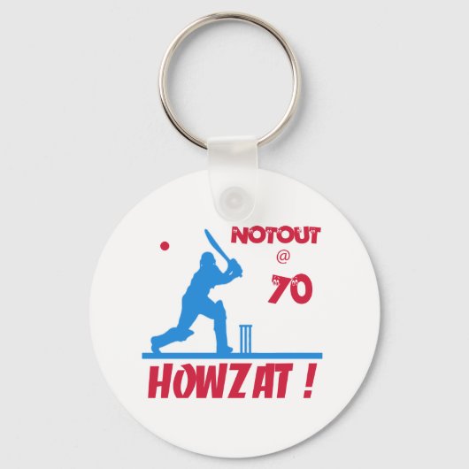 70時にアウトなし キーホルダー (正面)