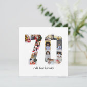 70枚の写真のモザイクアート シーズンカード (スタンド正面)