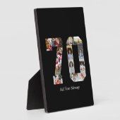 70枚の写真のモザイクアート フォトプラーク (側面)