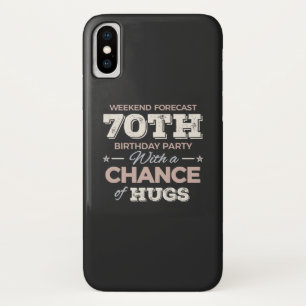 70歳おもしろいの誕生日ことわざ iPhone X ケース