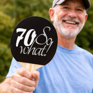 70歳だって何? 面白い名言スクリプト 70歳の誕生日 卓球ラケット