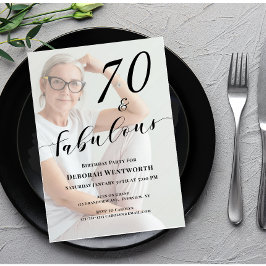 70歳のお誕生日おめでとう フォト スクリプト 招待状