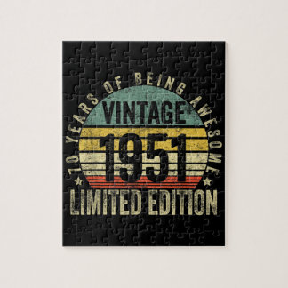70歳のギフトヴィンテージ1951誕生日 ジグソーパズル