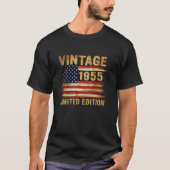70歳のギフトヴィンテージ1955 70th誕生日Amer Tシャツ (正面)