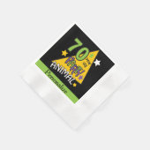 70歳のパーティー動物 |第70誕生日 縁ありカクテルナプキン (角)