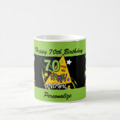 70歳のパーティー好きな人-第70誕生日 コーヒーマグカップ (中央)