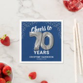70歳の大人 誕生日お祝い ナプキン スタンダードカクテルナプキン (インサイチュ)