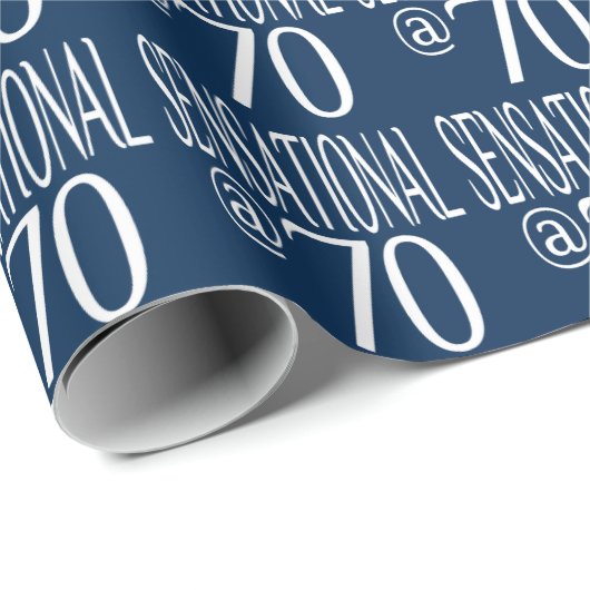 70歳の時のセンセーショナル ラッピングペーパー (ロールコーナー)