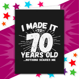 70歳の皮肉ミームおもしろい70誕生日 カード