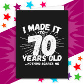 70歳の皮肉ミームおもしろい70誕生日 カード