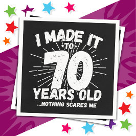 70歳の皮肉ミームおもしろい70誕生日 スタンダードカクテルナプキン