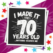 70歳の皮肉ミームおもしろい70誕生日 スタンダードカクテルナプキン