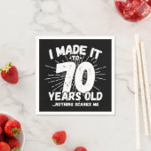 70歳の皮肉ミームおもしろい70誕生日 スタンダードカクテルナプキン (インサイチュ)