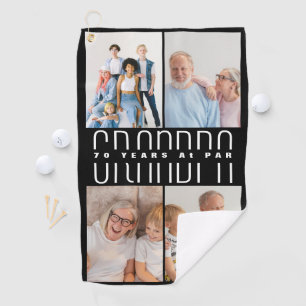 70歳の祖父母の日贈り物 ゴルフタオル