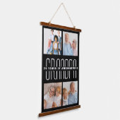 70歳の祖父母の日贈り物 吊り下げ型タペストリー (傾斜あり)