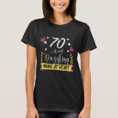 70歳の華やかな誕生日 Tシャツ (正面)