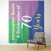 70歳の誕生日おめでとう タペストリー (インサイチュ)