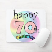 70歳の誕生日おめでとう マウスパッド (マウス)