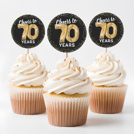 70歳の誕生日おめでとう ラウンドシール