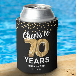 70歳の誕生日おめでとう 缶クーラー