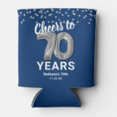 70歳の誕生日おめでとう 缶クーラー (正面)
