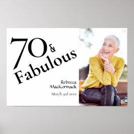 70歳の誕生日お祝いパーティー ポスター