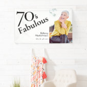 70歳の誕生日お祝いパーティー 横断幕 (インサイチュ)