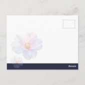 70歳の誕生日お祝い春の花 ポストカード (裏面)