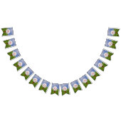 70歳の誕生日に芝生の上にゴルフボール バンティングフラッグ (全)