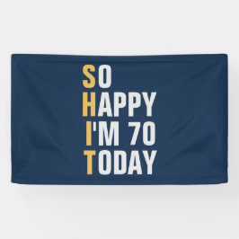 70歳の誕生日のバナー/背景 横断幕