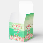 70歳の誕生日の緑の木の花模様は素朴な感謝していあなた フェイバーボックス (オープン)