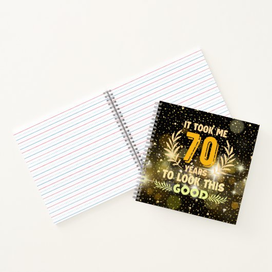 70歳の誕生日は私を70年もかけて見た ノートブック (内部)