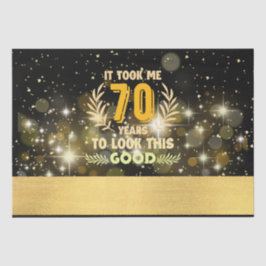 70歳の誕生日は私を70年もかけて見た 薄葉紙