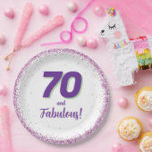 70歳の誕生日や何歳でも ペーパープレート (パーティー)