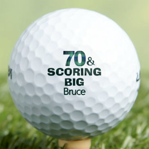 70歳の誕生日を迎えるお兄様へのプレゼント: Scoring Big クールなゴルフボール ゴルフボール