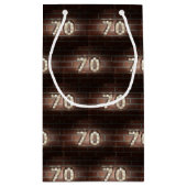 70歳の誕生日を迎えるマルケの灯 スモールペーパーバッグ (裏面)