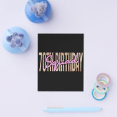 70歳の誕生日スクワッド名言 チラシ (シングル)