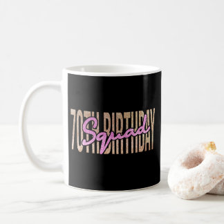 70歳の誕生日スクワッド引用文ことわざ コーヒーマグカップ