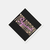 70歳の誕生日スクワッド引用文ことわざ スタンダードカクテルナプキン (角)