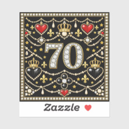 70歳の誕生日チューダー様式のジュエリーの歴史ギフト シール