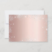 70歳の誕生日バラグリッター日付を保存 セーブザデート (裏面)