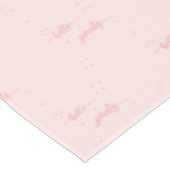 70歳の誕生日バラ金ゴールドピンクhello7文字 テーブルクロス (アングル)