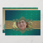 70歳の誕生日パーティーのテンプレート招待状 招待状 (正面/裏面)