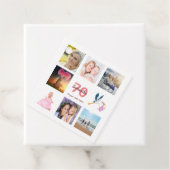 70歳の誕生日パーティーの写真コラージュ感謝していユー フェイバータグ (インサイチュ)