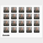 70歳の誕生日パーティーの写真 乾杯 スクエアシール (シート)