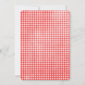 70歳の誕生日パーティーの女の子 ワインと一緒に 招待状 (裏面)