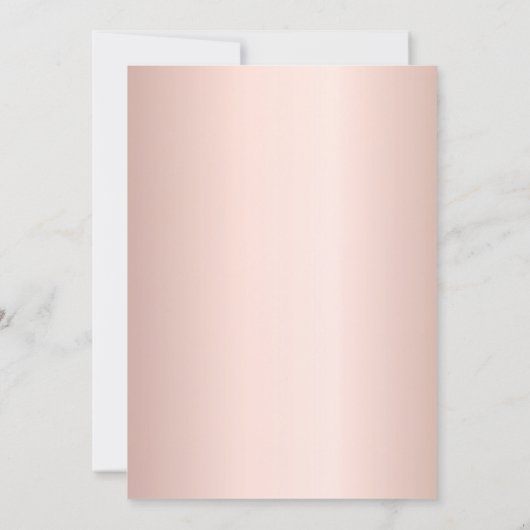 70歳の誕生日パーティーバラ金ゴールド 招待状 (裏面)