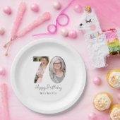 70歳の誕生日パーティー オーダーメイド フォト 紙皿 (パーティー)