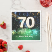 70歳の誕生日パーティー スタンダードランチョンナプキン (インサイチュ)