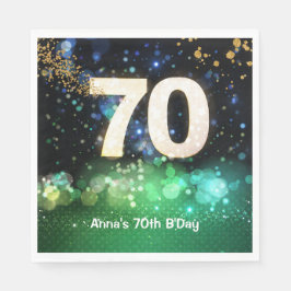 70歳の誕生日パーティー スタンダードランチョンナプキン